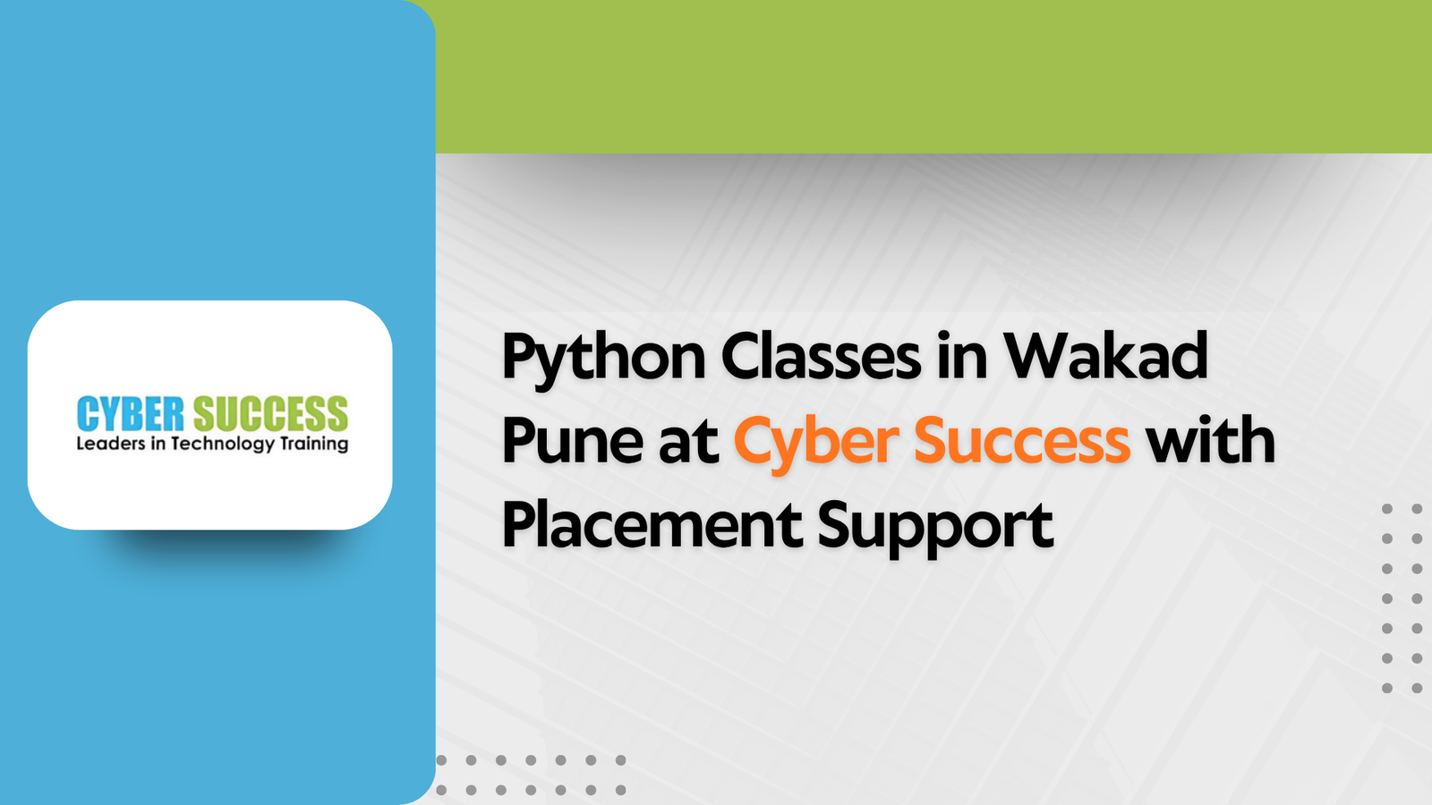 Python Classes in Wakad Pune at Cyber Success with Placement