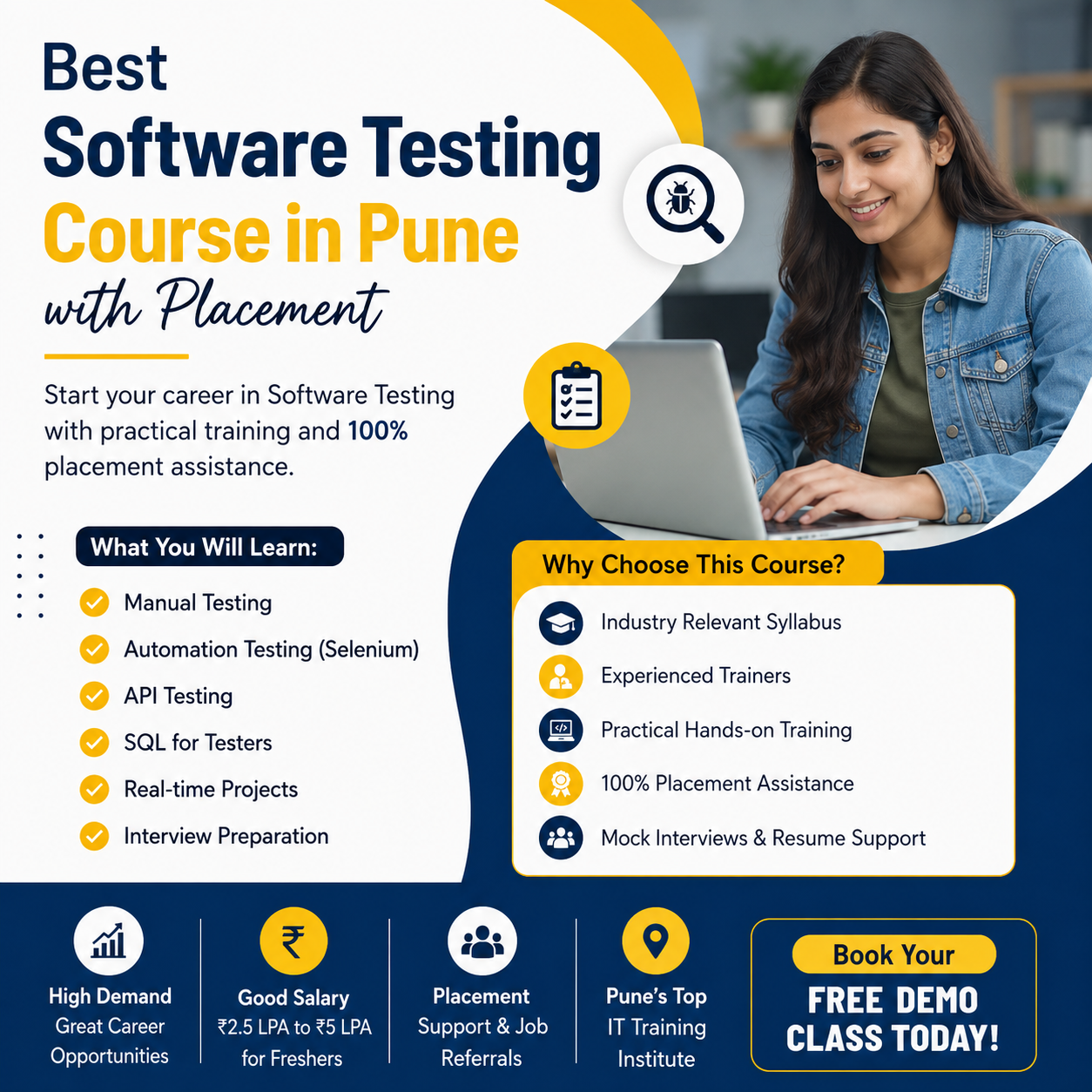 Best Software Testing Course in Pune with Placement